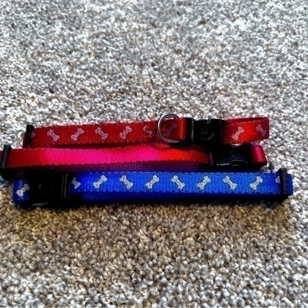 NWOT three adjustable puppy collars